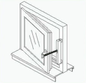 motorized window opener for casement window